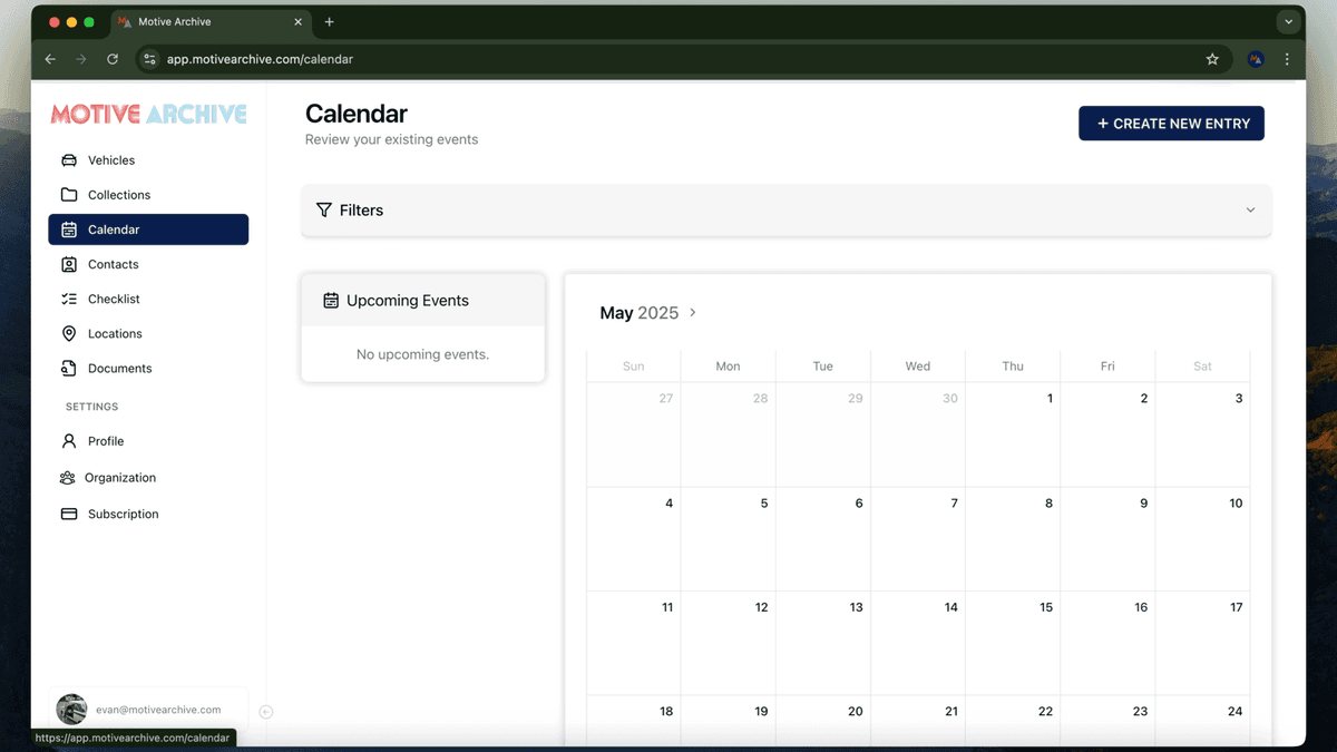 Using the Calendar