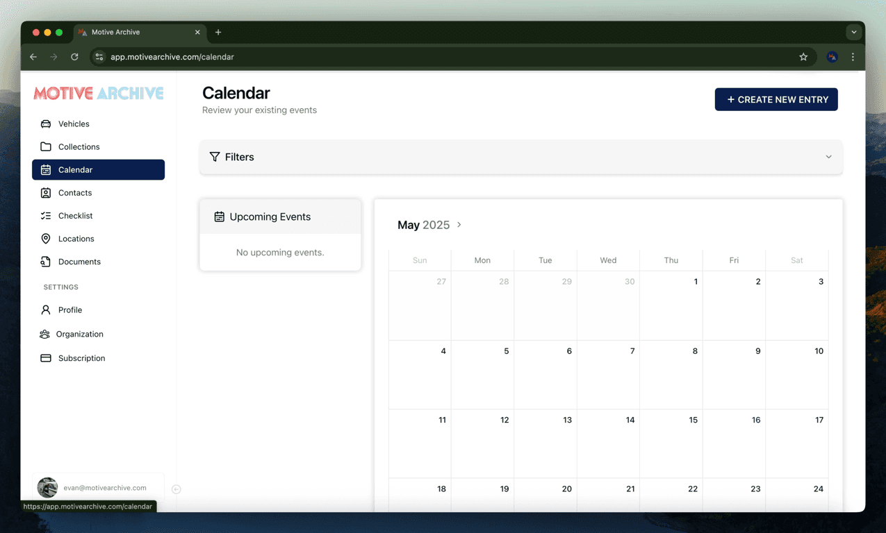 Using the Calendar