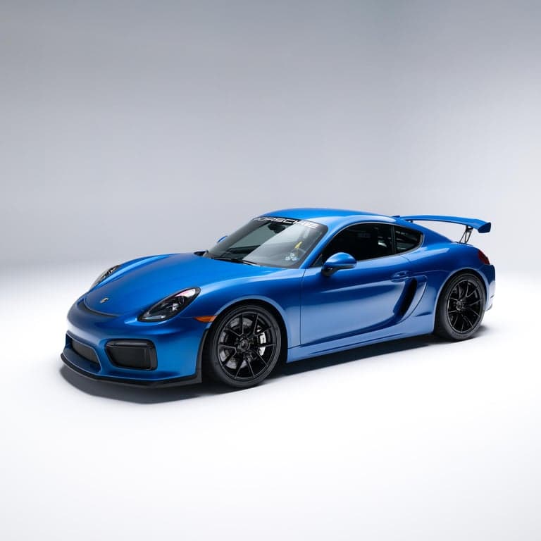 2016 Porsche Cayman GT4 in Sapphire Blue Now Live on Bring a Trailer